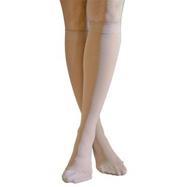 Blue Jay 15-20 mmHg Anti-Embolism Stockings Large Below Knee Closed Toe, Beige - BJ330BGL