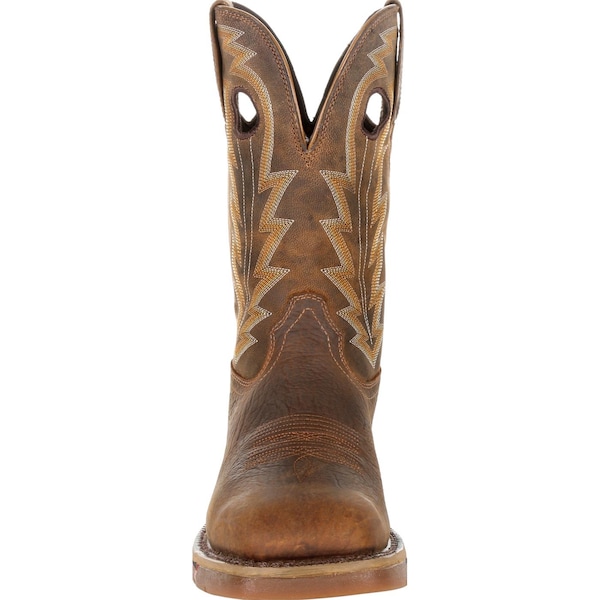 Rocky Long Range, Men's Composite Toe Western Work Boot, Distressed Brown, 12, M, RKW0303 - RKW0303