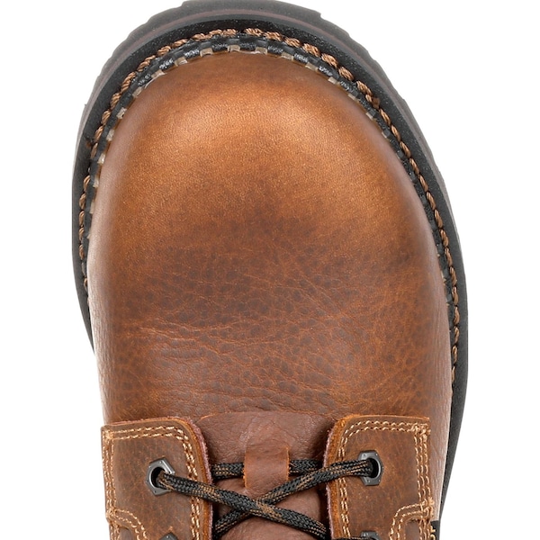 Georgia Boot Men's Waterproof Work Boot, 11 M, Steel Toe, 6 in H, Brown, GB00317 - GB00317
