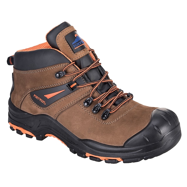 Portwest Composite Toe Hiker Work Boot, Brown, 6, UFC69 - UFC69