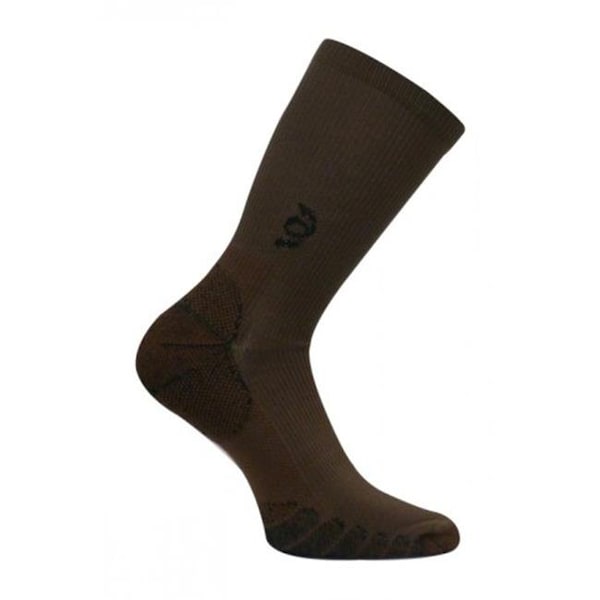 Travelsox Travelsox TSC 100 Compression Crew Socks; Brown - Extra Large - TSC100_BR_XLG