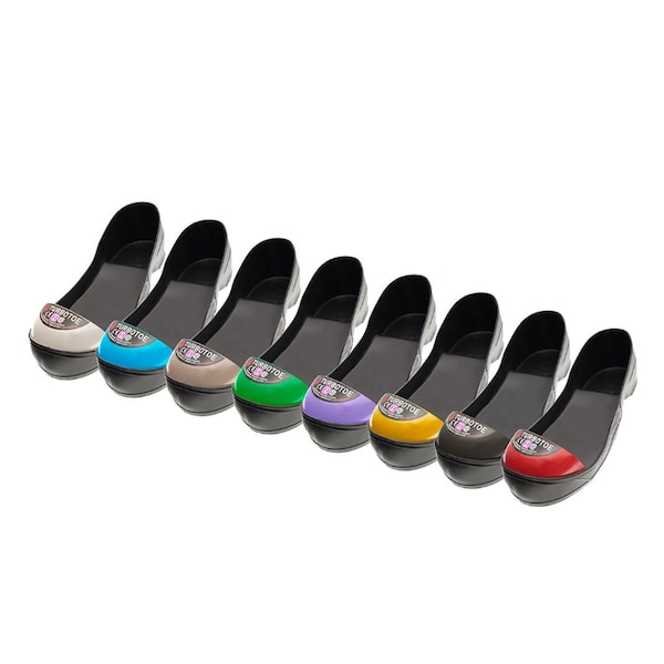 Impacto Impacto Turbotoe Molded Pvc Safety Toe Caps W/Steel Toe, X-Small (4-5) - TTUXS