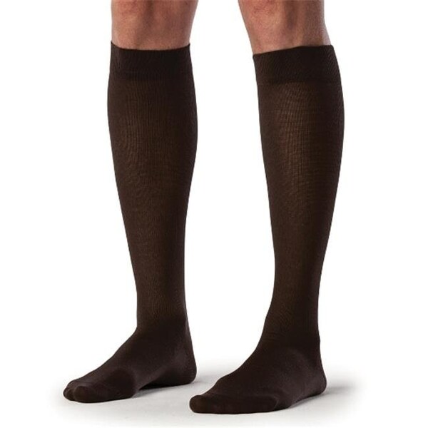 Sigvaris Sigvaris Sea Island Cotton 222CMSM10 20-30mmHg Mens Closed Toe; Calf Socks - Navy; Medium Small - 222CMSM10