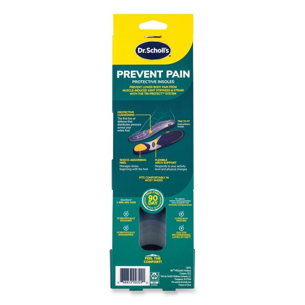 Dr. Scholls Prevent Pain Protective Insoles for Women, Women's Size 6 to 10, Purple - 90000393