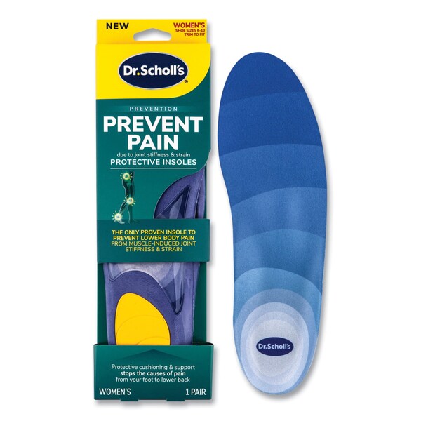 Dr. Scholls Prevent Pain Protective Insoles for Women, Women's Size 6 to 10, Purple - 90000393