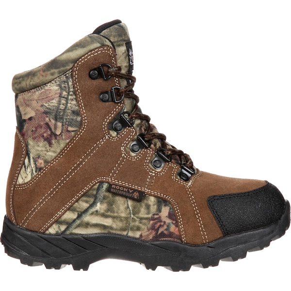 Rocky Youth Kids Waterproof Insulated Boots, 6 M, Split Suede, Nylon, 5 in Height - FQ0003710