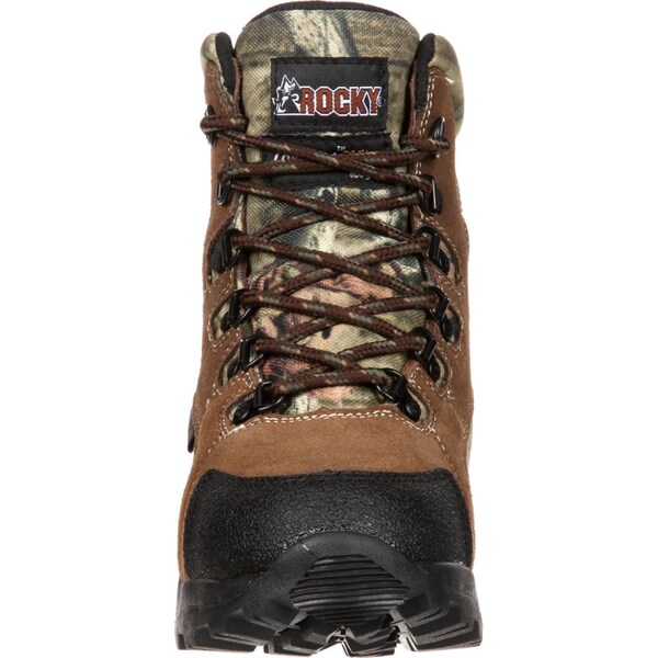Rocky Youth Kids Waterproof Insulated Boots, 6 M, Split Suede, Nylon, 5 in Height - FQ0003710