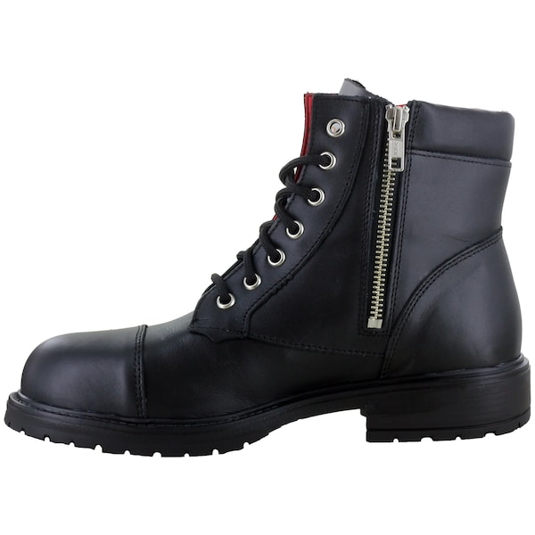 Mellow Walk Safety Womens Work Boot, 10 D, Steel Toe - 429139BLK100