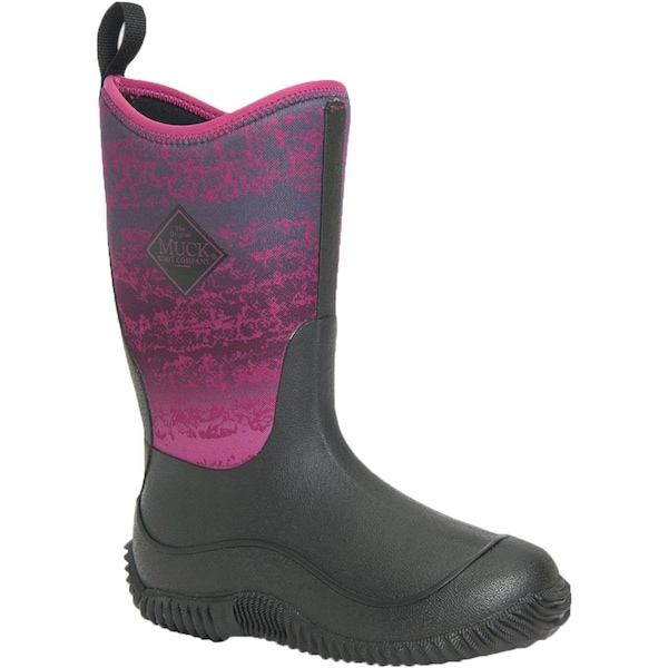 Muck Boot Co Youth Hale Kids Rubber Boot, Plain Toe, 10" Height, Black, 13 - KBH004   M  130