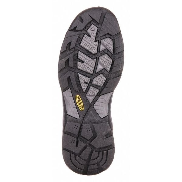 Keen Men's Athletic Shoe, Steel Toe, Fabric, Leather Upper, Rubber Outsole, Lace Up, 16 EE - 1020035