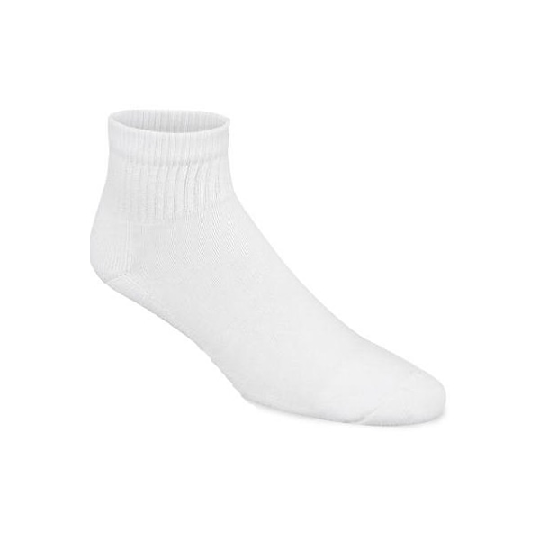 Wigwam Mills 3PK XL WHT QTR Sock - S1168-051-XL