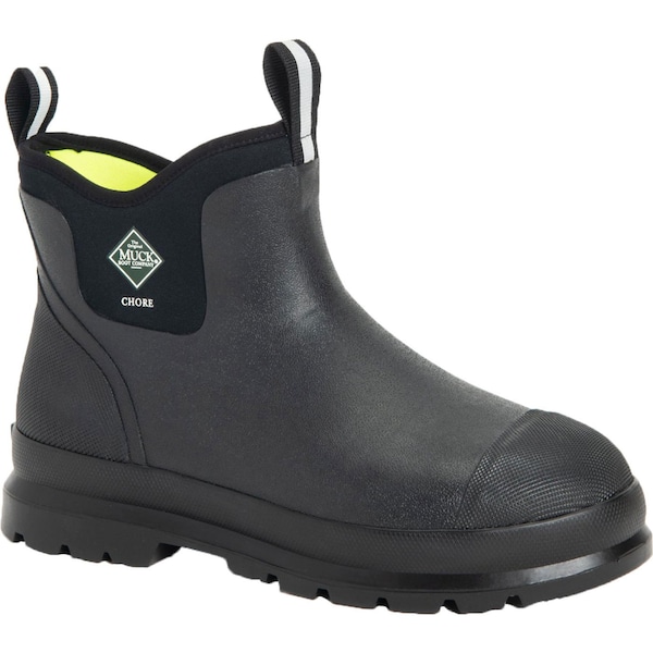 Muck Boot Co Men's Classic Chelsea Rubber Boot, Plain Toe, 8" Height, Black, 12 - CHC000A  M  120