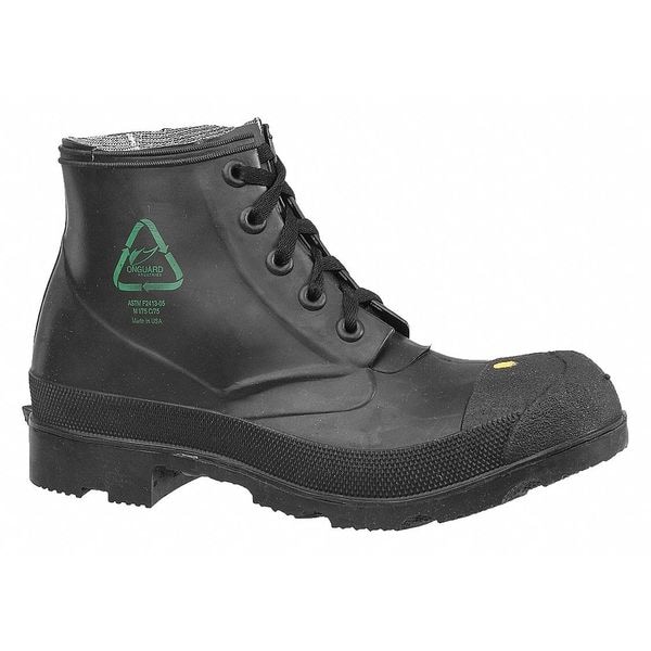 Onguard Men's 6-Inch Work Boot, 12 D, Steel Toe, 6 in H, Black, 86604 - 8660400