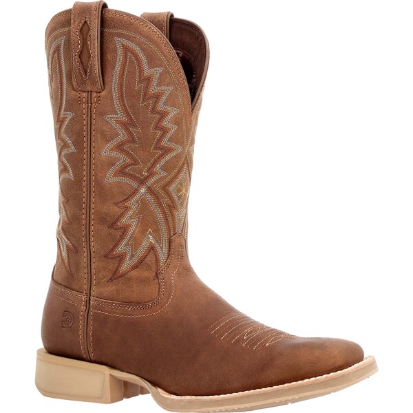 Durango Men's Western Boot, 13 W, Leather, 12 in H, Brown - DDB0359