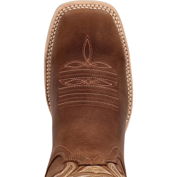 Durango Men's Western Boot, 13 W, Leather, 12 in H, Brown - DDB0359