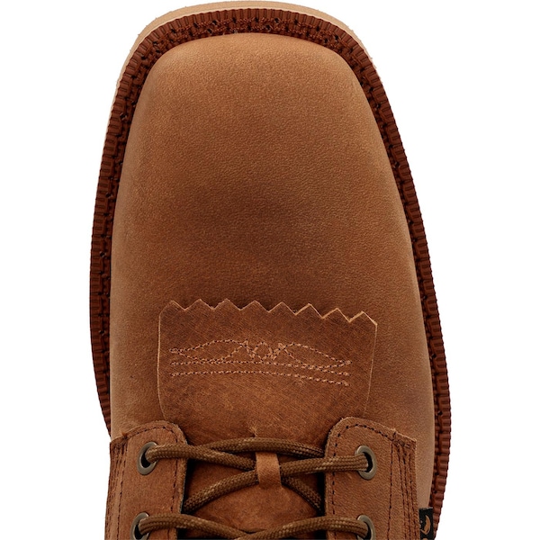 Rocky Waterproof Western Boot, 7.5 M, Leather, 8 in H, Cognac - RKW0436