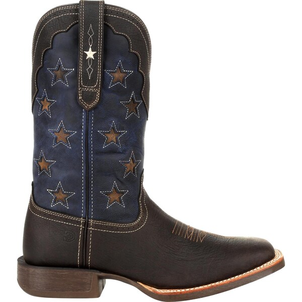 Durango Men's Western Boot, 9 M, Leather, 12 in H, Dark Chestnut - DDB0303