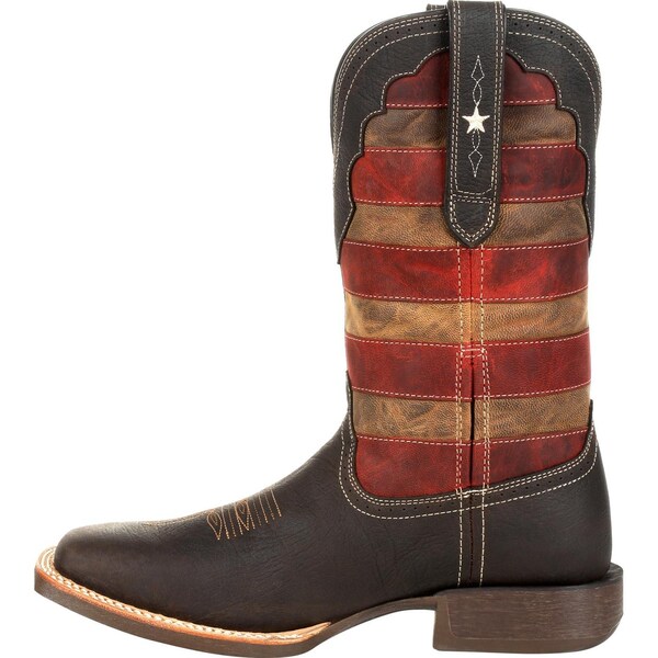 Durango Men's Western Boot, 9 M, Leather, 12 in H, Dark Chestnut - DDB0303