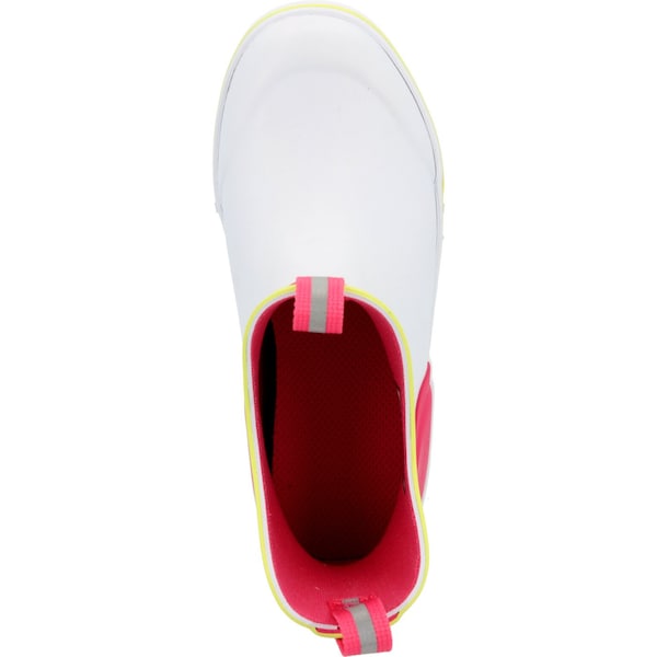Xtratuf Youth Ankle Boot, Plain Toe Toe, 6 in Height, White Multi Pink, 12 - XKAB101C