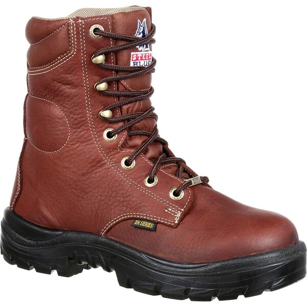 Steel Blue Mens 10 Wide, Steel Toe Toe - 812955W-100-OAK