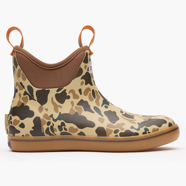 Xtratuf Women's Ankle Boot, Plain Toe Toe, 6 in Height, Duck Camo, 10 - XWABDCMO