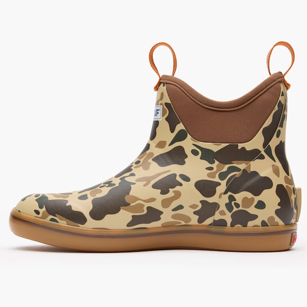 Xtratuf Women's Ankle Boot, Plain Toe Toe, 6 in Height, Duck Camo, 10 - XWABDCMO