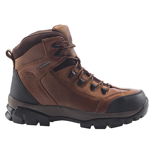 Avenger Safety Footwear A7244, Men's 6 in Composite Toe 6-Inch Work Boot, Brown, 15, M, A7244 - A7244-M