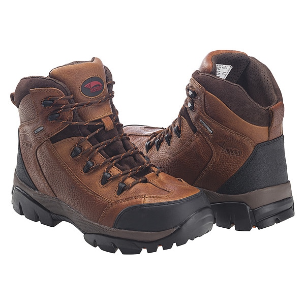Avenger Safety Footwear A7244, Men's 6 in Composite Toe 6-Inch Work Boot, Brown, 15, M, A7244 - A7244-M