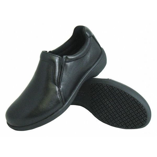 Genuine Grip Women's Women's Slip On Shoes, 7 W, Black - 410-7W