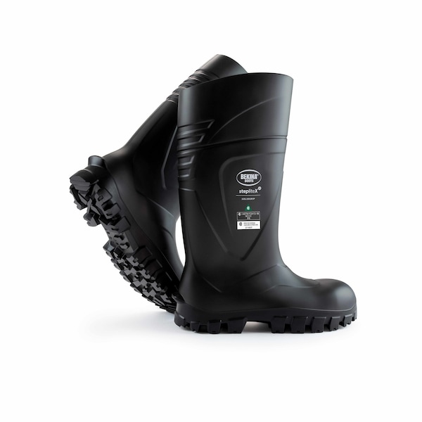 Bekina StepliteX SolidGrip PU Boot, Composite Toecap, Black/Black, Size 14, Black, 14 - XAN9P/8080AP536-14