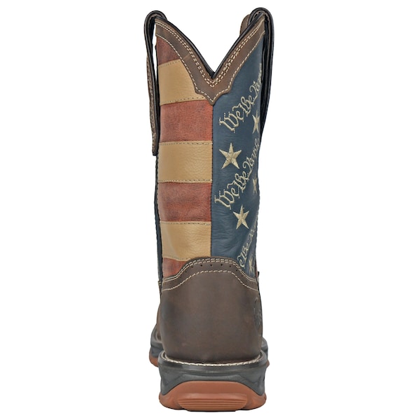 Hoss Boot Co We The People Western Cowboy Work Boot, Brown, 11.5 D, D - 94021