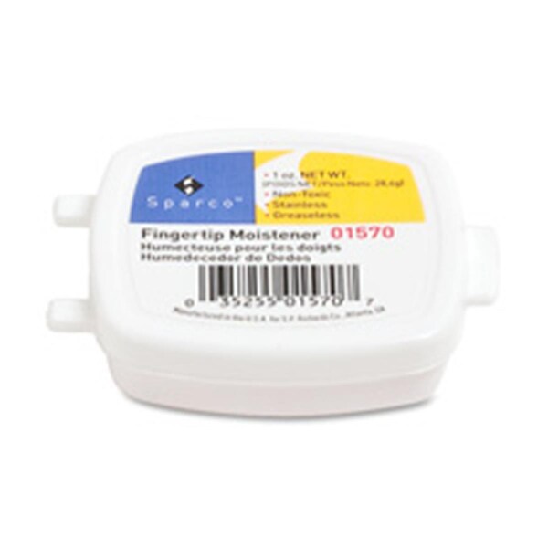 Sparco Fingertip Moistener- Nonskid Base- 1 oz. - SPR01570