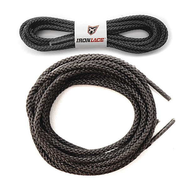 Ironlace Unbrkbl Shoelace Boot Lace, 84", Blk, PR1 - 30011
