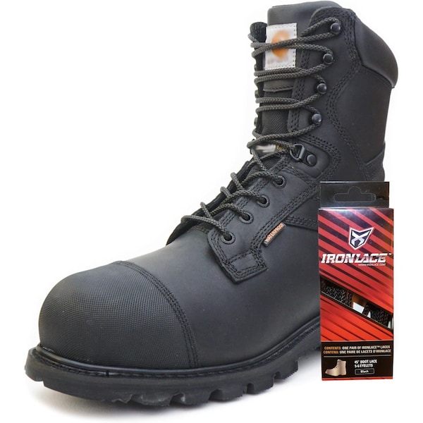 Ironlace Unbrkbl Shoelace Boot Lace, 84", Blk, PR1 - 30011