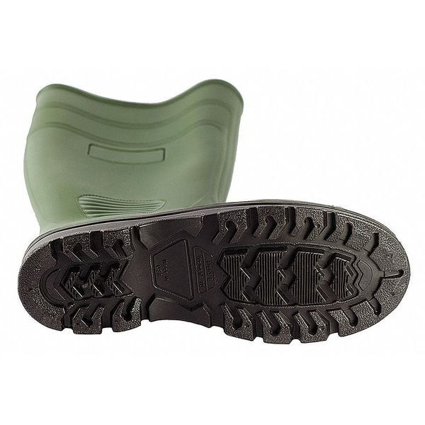 Zoro Select Men's Work Tuff Tall Rubber Boots, Steel Toe, 15" Height, Green, 10 (Formerly Talon Trax) - 15D832