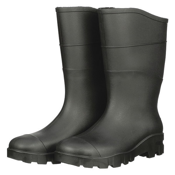 Zoro Select Men's General Mid Rubber Boots, Steel Toe, 13" Height, Black, 12 (Formerly Talon Trax) - 21A583