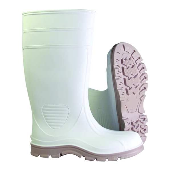 Zoro Select Men's Talon Trax Tall Rubber Boots, Steel Toe, 15" Height, White, 9 (Formerly Talon Trax) - 45DZ26