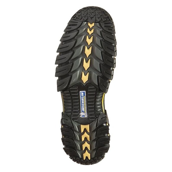 Michelin Men's Work Boot, 12 W, Steel Toe, 6 in H, Brown, XPX761 - XPX761