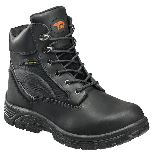 Avenger Safety Footwear Men's Work Boot, 9.5 Medium, Steel Toe, Black, A7227 - A7227-9.5M