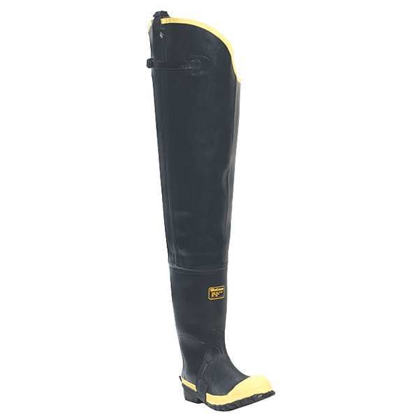 Lacrosse Men's Hip Wader, 11 Steel Toe, Black - 109050