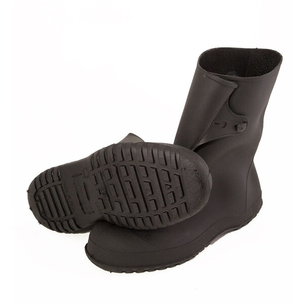 Tingley Overshoes, Plain Toe Toe, PVC, Black, S (6.5-8) - 35121.SM