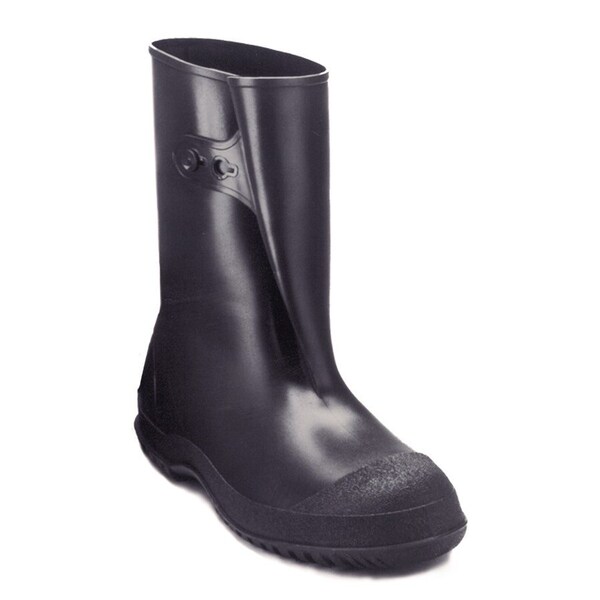 Tingley Overshoes, Plain Toe Toe, PVC, Black, S (6.5-8) - 35121.SM