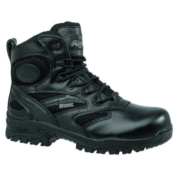 Thorogood Shoes The Deuce, Unisex 6 in Composite Toe 6-Inch Work Boot, Black, 6, W, 8046190 - 804-6190