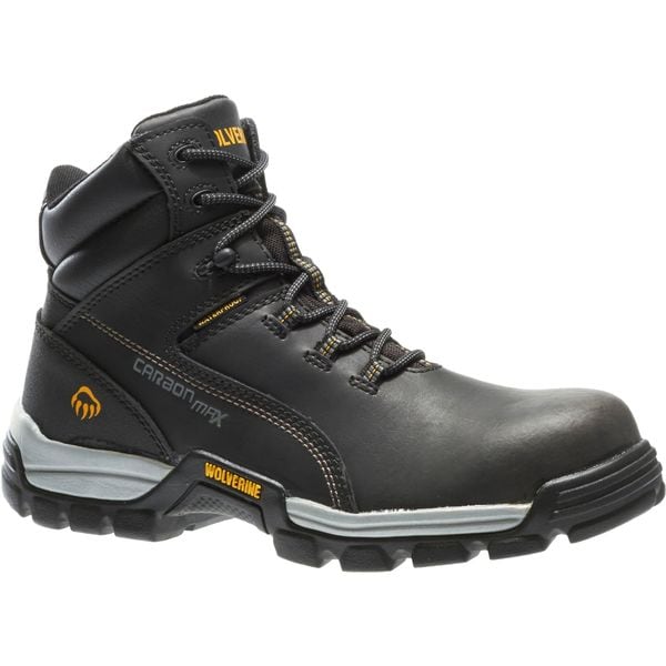 Wolverine W10304, Men's 6 in Composite Toe 6-Inch Work Boot, Black, 8 1/2, M, W10304 - W10304