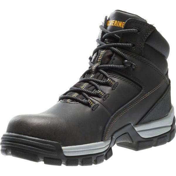 Wolverine W10304, Men's 6 in Composite Toe 6-Inch Work Boot, Black, 8 1/2, M, W10304 - W10304