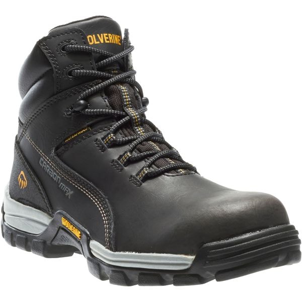 Wolverine W10304, Men's 6 in Composite Toe 6-Inch Work Boot, Black, 8 1/2, M, W10304 - W10304