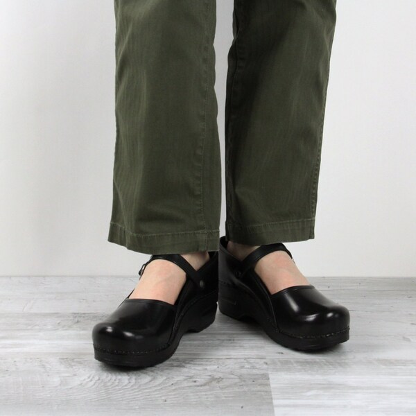 Sanita CLARE Women's Mary-Jane Clog in Black, Size 8.5-9, PR - 477953-002-40