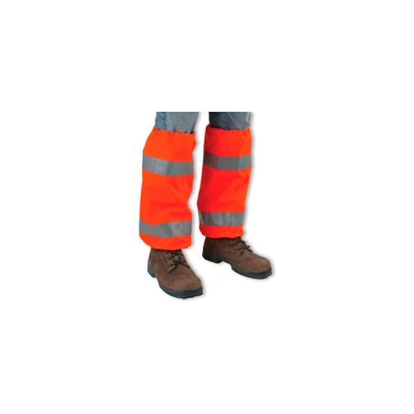 Ergodyne GloWear 8008 Hi-Vis Leg Gaiters, Orange, One Size - 29081**