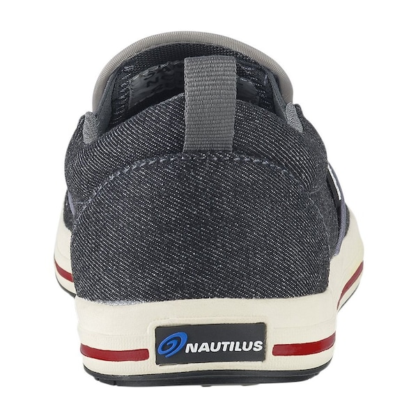 Nautilus Safety Footwear Women Steel Toe Size 8 WESTSIDE ST, WOMENS PR, Charcoal, 8, Wide - N1435-8W