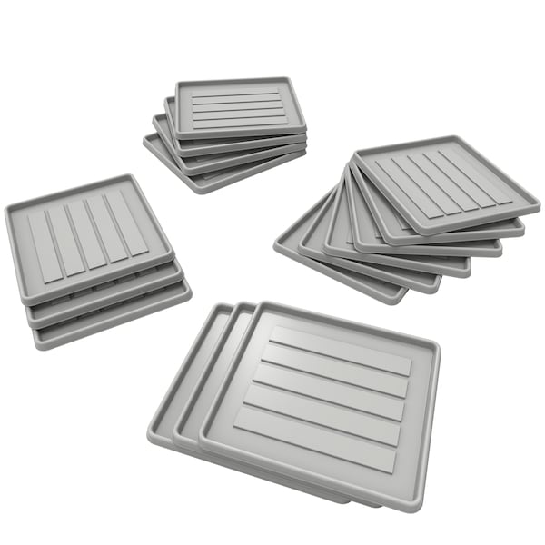 Storex Locker/Office Cubicle Boot Tray, PK18 - 00803U18C
